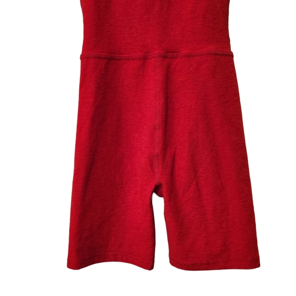 Beyond Yoga Spacedye Get In Gear Biker Jumpsuit Romper - Red Hot Siren - Picture 3 of 9